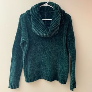 Michael Kors emerald chenille sweater